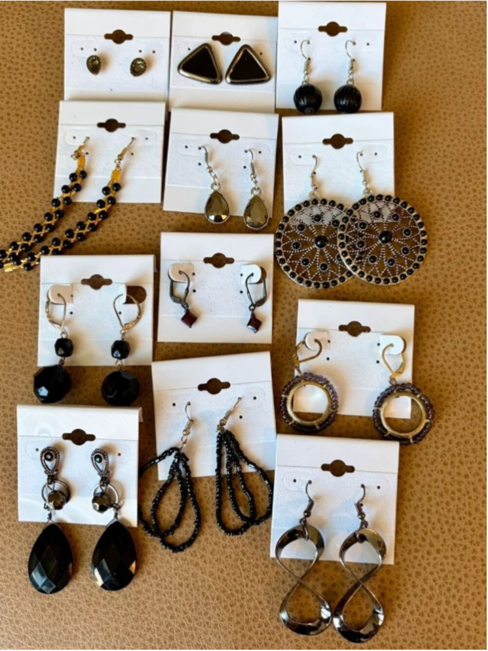 Earring Bundle Black Variety Earrings